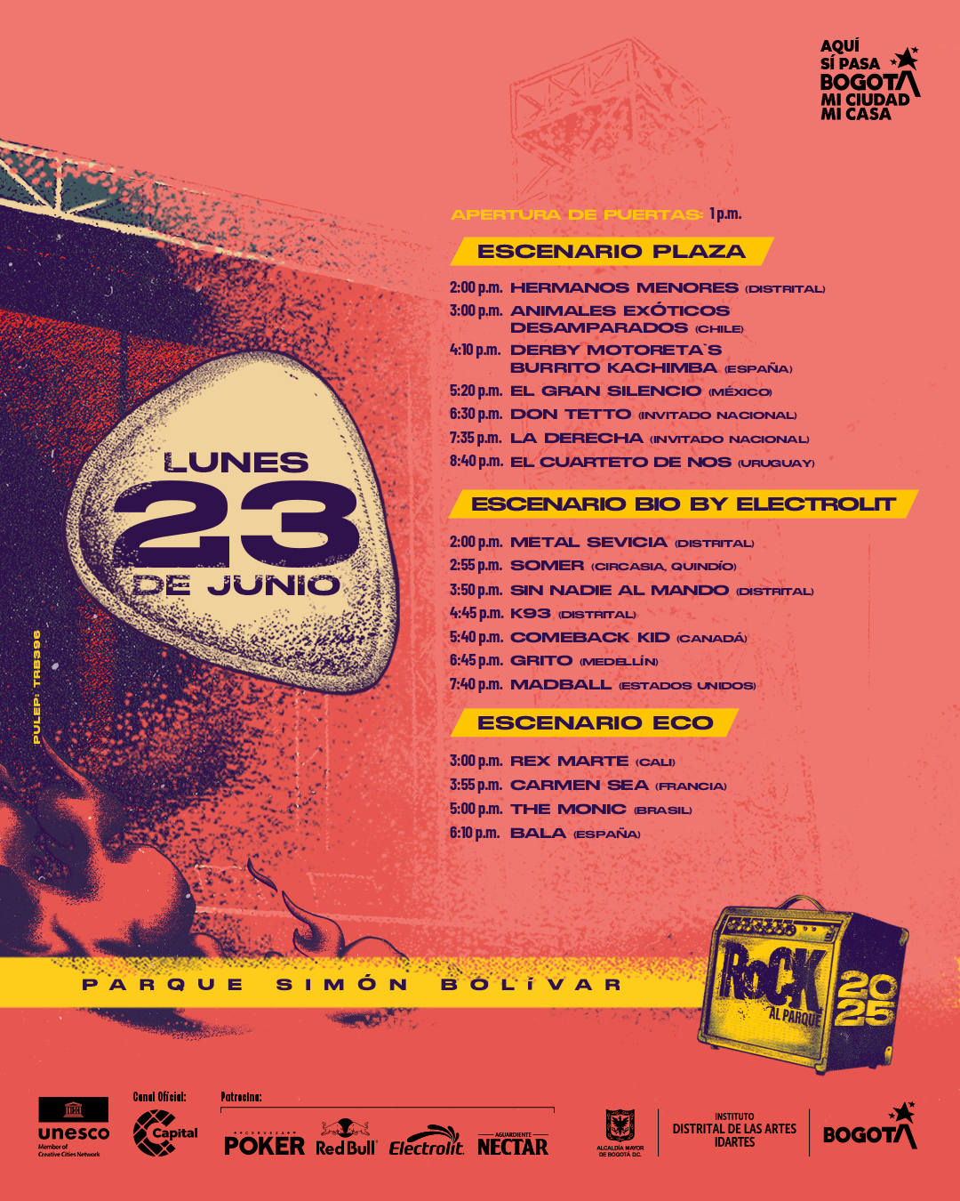 Rock al Parque 2025: Conoce el line up